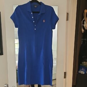 Blue Polo Dress
